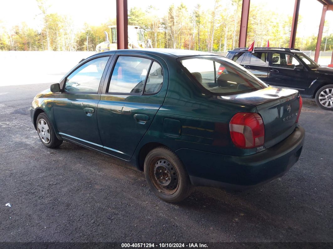 2002 TOYOTA ECHO Green  Gasoline JTDBT123225022147 photo #4