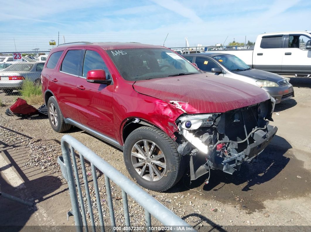 2014 DODGE DURANGO LIMITED Burgundy  Flexible Fuel 1C4RDJDG6EC552410 photo #1