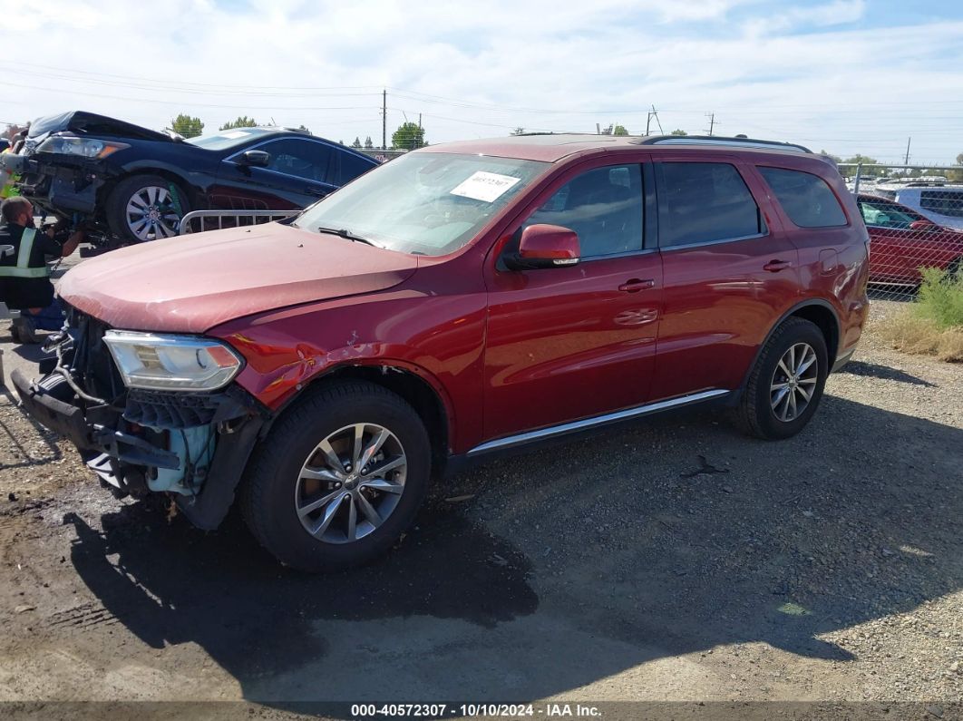 2014 DODGE DURANGO LIMITED Burgundy  Flexible Fuel 1C4RDJDG6EC552410 photo #3