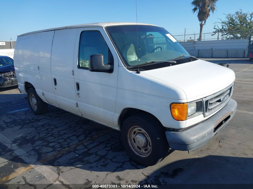 2006 FORD E-150 COMMERCIAL/RECREATIONAL White  Gasoline 1FTRE14W86HA83376 photo #1