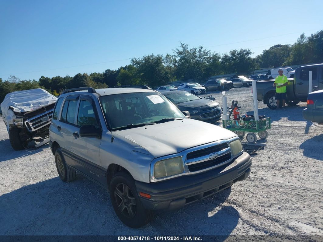 2004 CHEVROLET TRACKER Silver  Gasoline 2CNBJ134146915863 photo #1