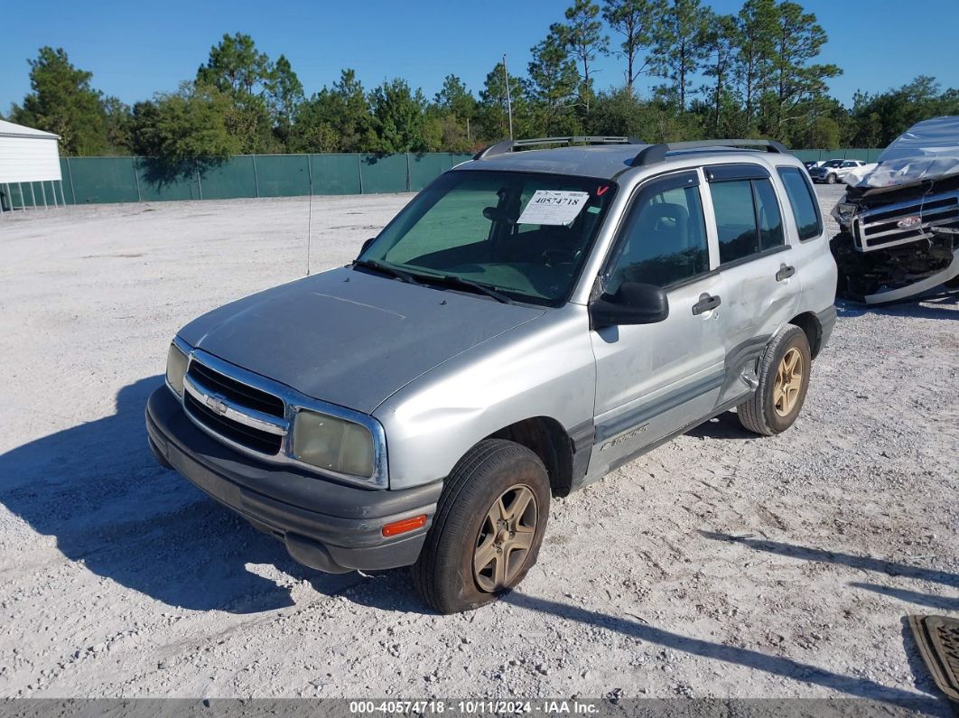 2004 CHEVROLET TRACKER Silver  Gasoline 2CNBJ134146915863 photo #3