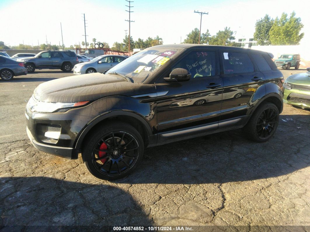 2014 LAND ROVER RANGE ROVER EVOQUE PURE Black  Gasoline SALVP2BG2EH935688 photo #3