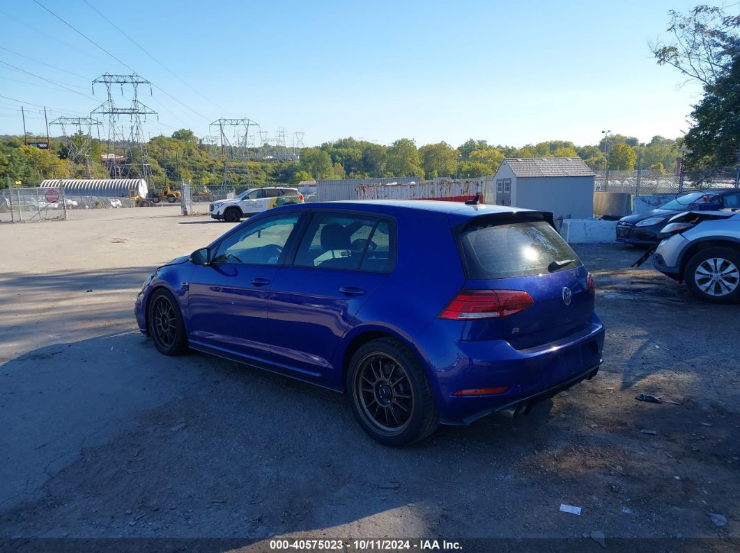 2019 VOLKSWAGEN GOLF R 2.0T W/DCC   NAVIGATION Blue  Gasoline WVWVA7AU5KW170643 photo #4