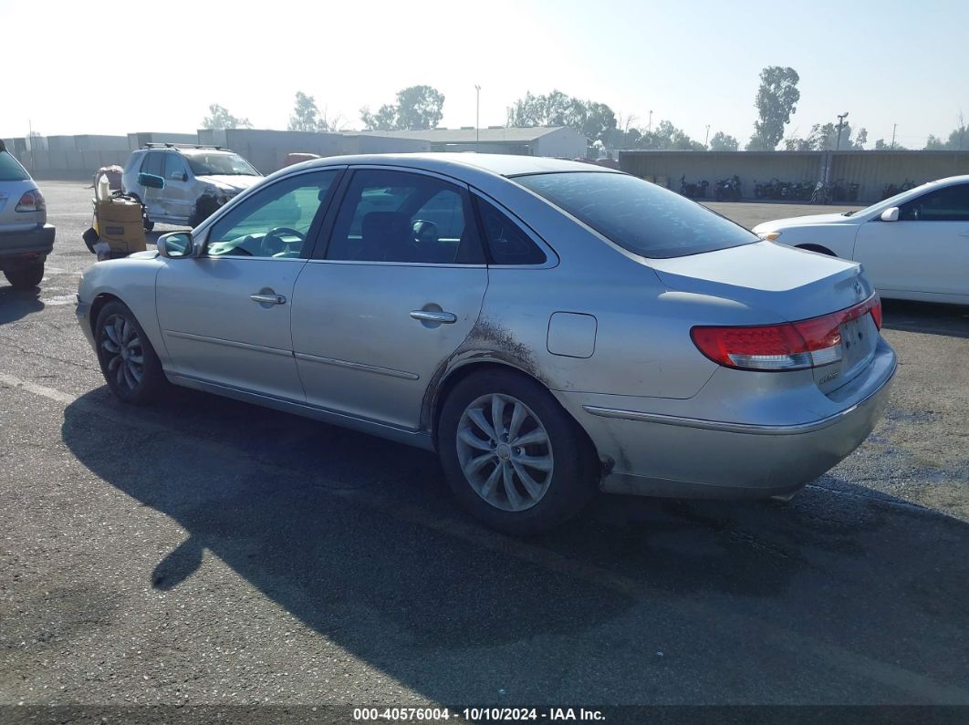 2006 HYUNDAI AZERA LIMITED/SE Silver  Gasoline KMHFC46F56A124123 photo #4