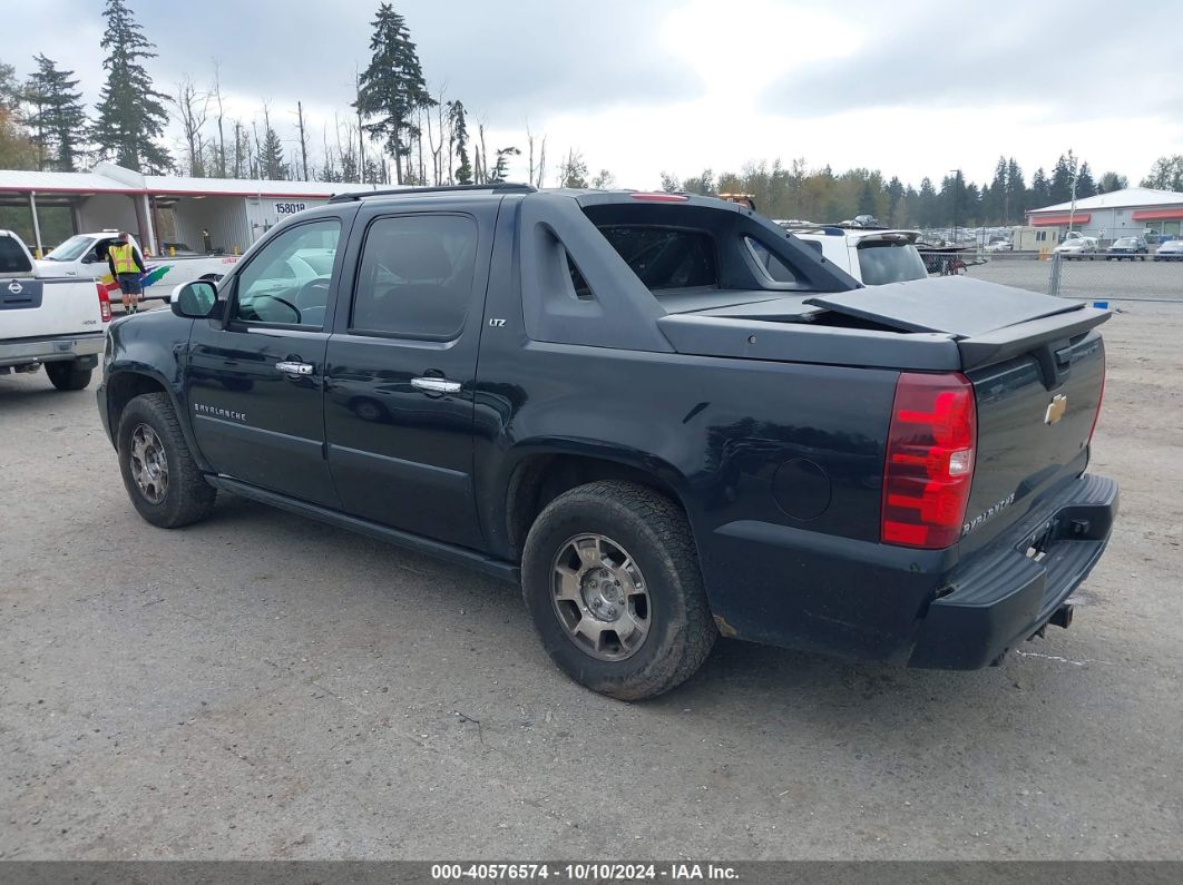 2008 CHEVROLET AVALANCHE 1500 LTZ Black  Flexible Fuel 3GNFK12348G130878 photo #4