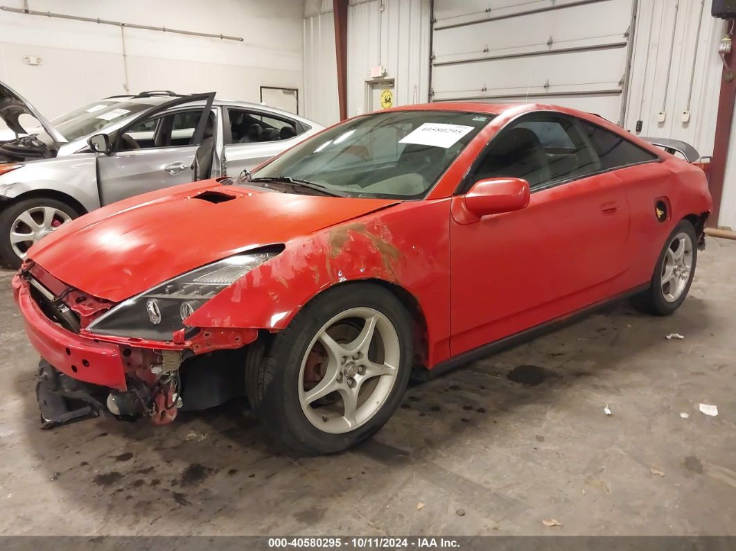 2001 TOYOTA CELICA GTS Red  Gasoline JTDDY32T510048808 photo #3