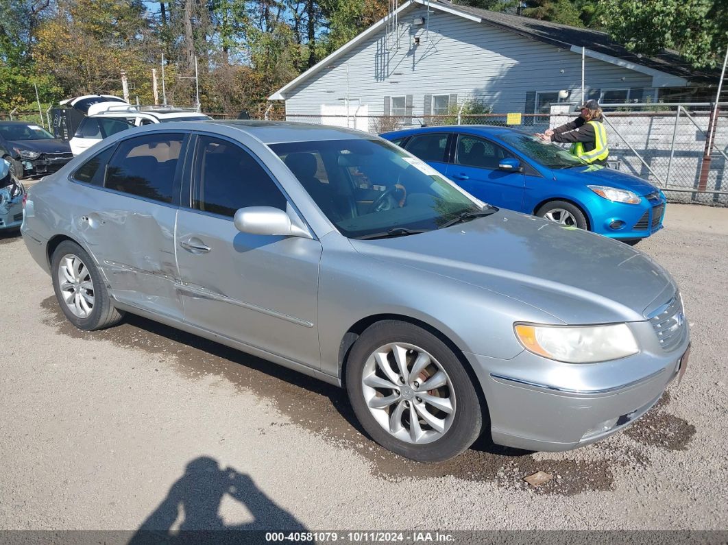 2007 HYUNDAI AZERA LIMITED/SE Silver  Gasoline KMHFC46FX7A185646 photo #1