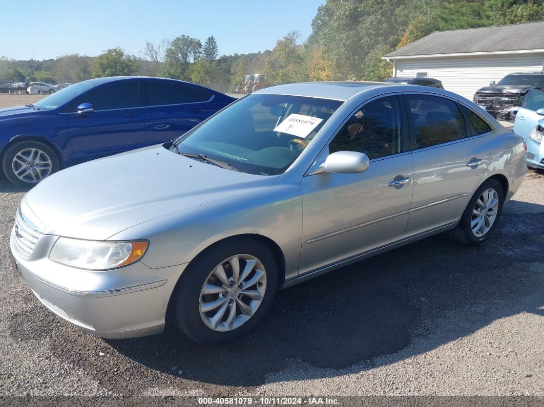 2007 HYUNDAI AZERA LIMITED/SE Silver  Gasoline KMHFC46FX7A185646 photo #3