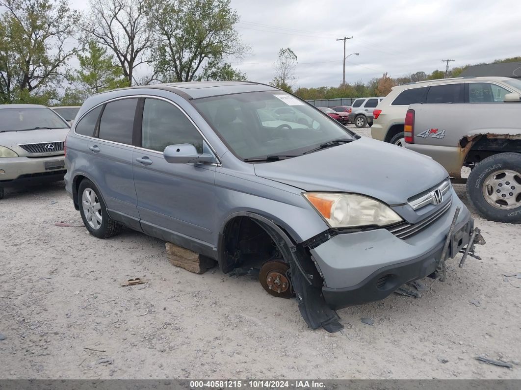 2008 HONDA CR-V EX-L Blue  Gasoline 5J6RE38718L007216 photo #1