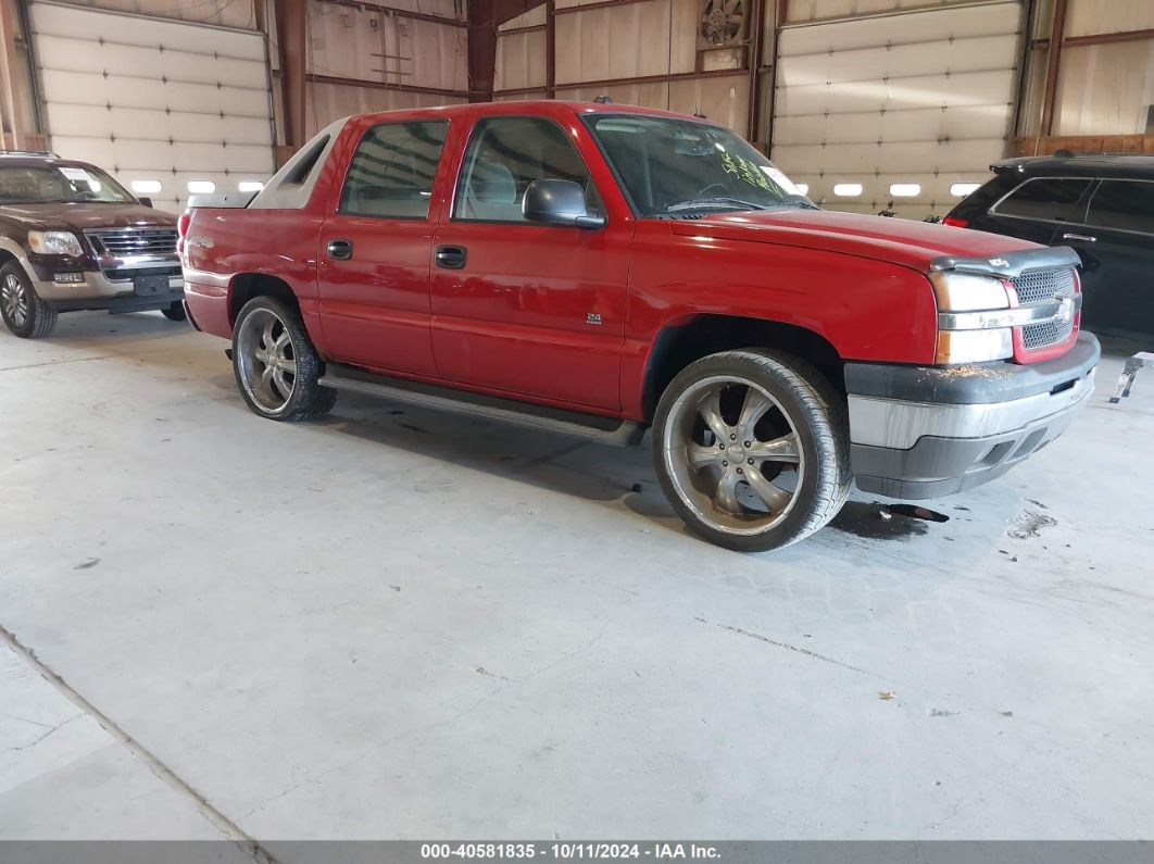 2005 CHEVROLET AVALANCHE 1500 LS Red  Flexible Fuel 3GNEK12Z75G281564 photo #1