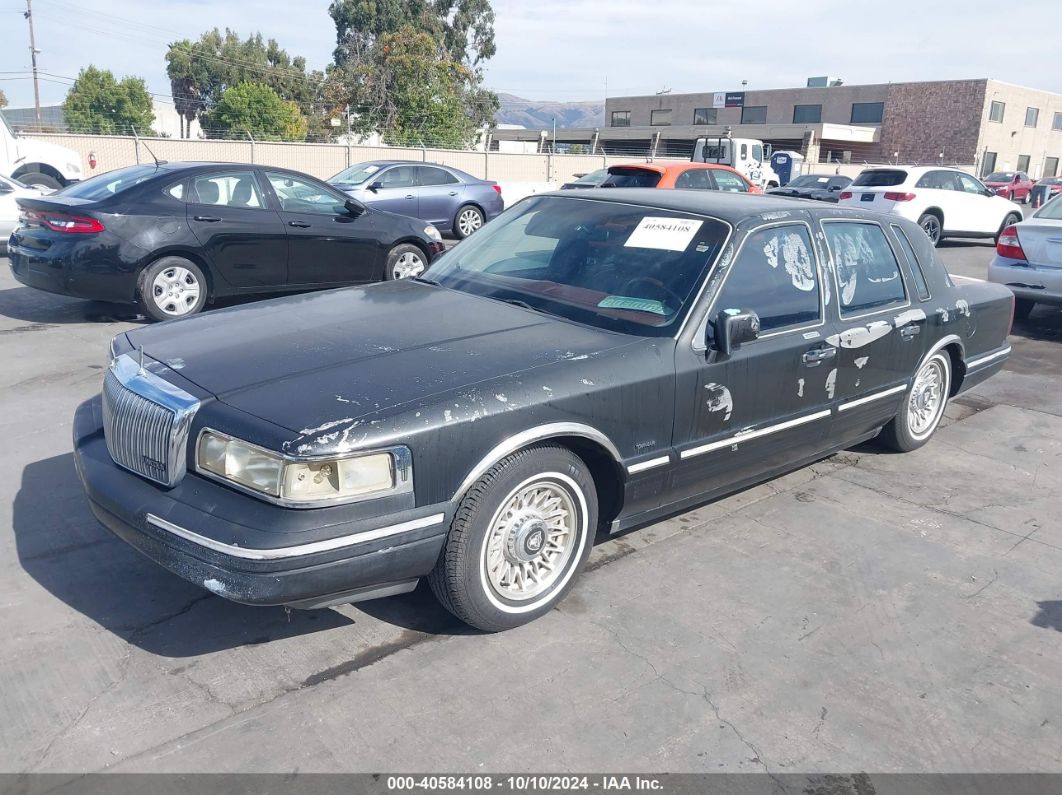 1995 LINCOLN TOWN CAR EXECUTIVE Black  Gasoline 1LNLM81W7SY683785 photo #3