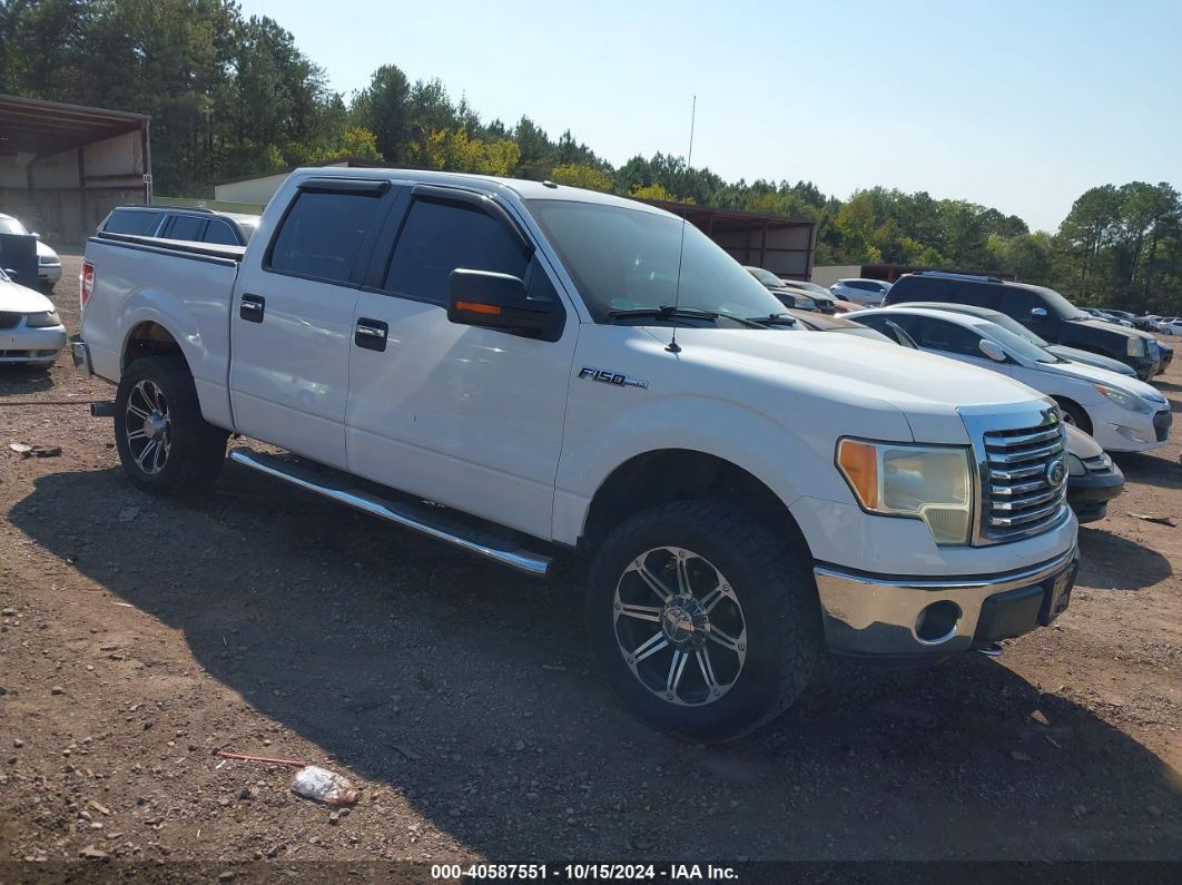 2011 FORD F-150 XLT White  flexible fuel 1FTFW1EFXBFB51214 photo #1