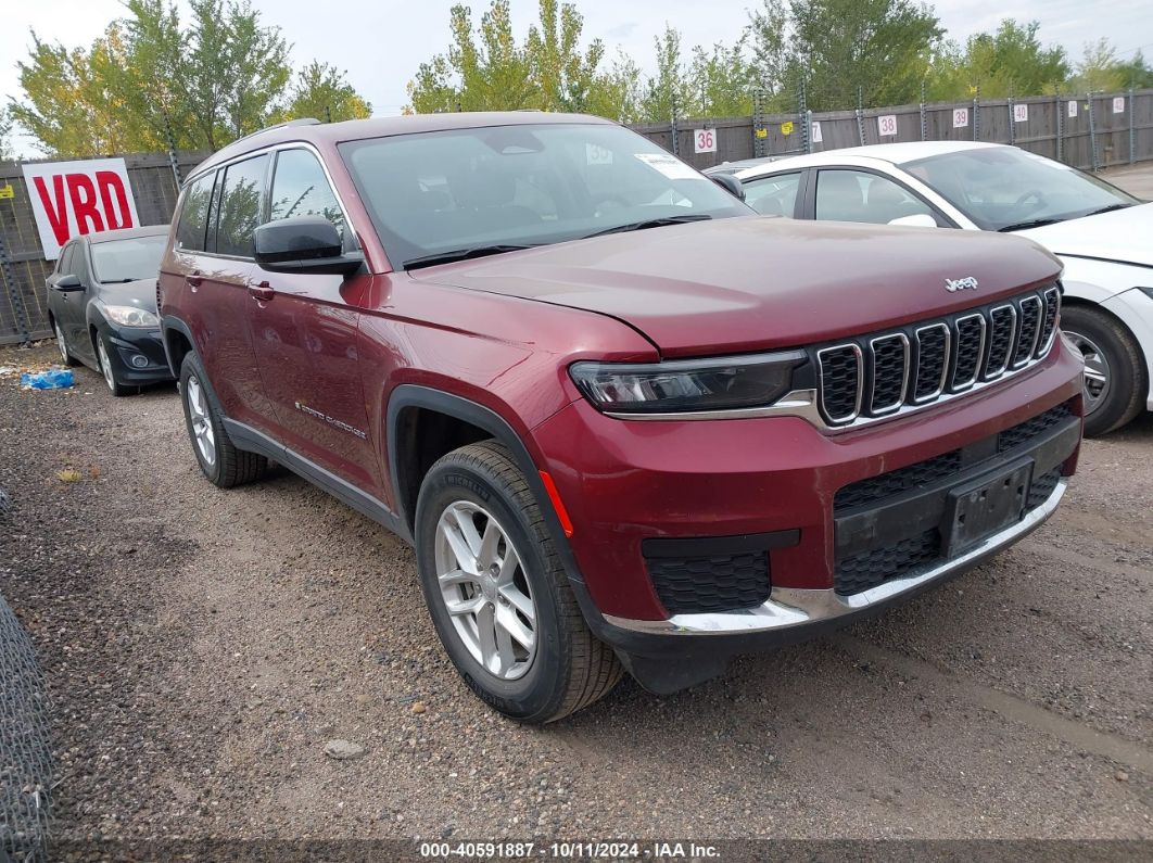 2023 JEEP GRAND CHEROKEE L LAREDO 4X4 Maroon  Gasoline 1C4RJKAG4P8805166 photo #1