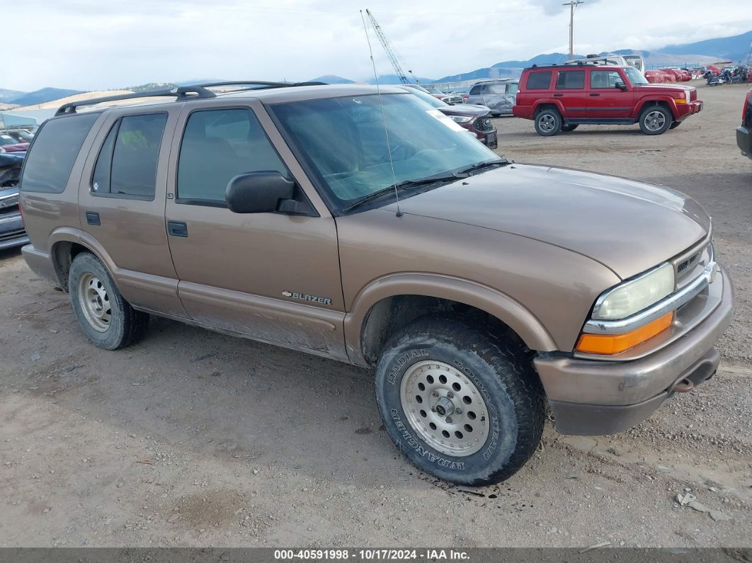 2003 CHEVROLET BLAZER LS Gold  Gasoline 1GNDT13X23K114914 photo #1