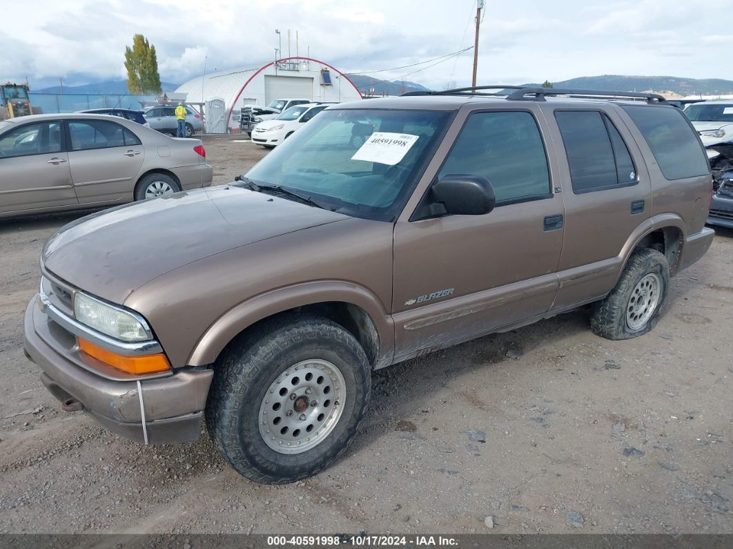 2003 CHEVROLET BLAZER LS Gold  Gasoline 1GNDT13X23K114914 photo #3