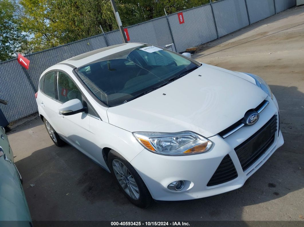 2012 FORD FOCUS SEL White  Gasoline 1FAHP3M2XCL404251 photo #1