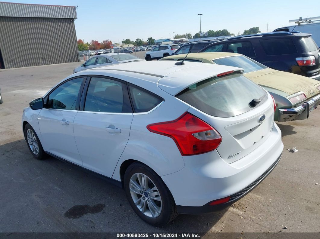 2012 FORD FOCUS SEL White  Gasoline 1FAHP3M2XCL404251 photo #4