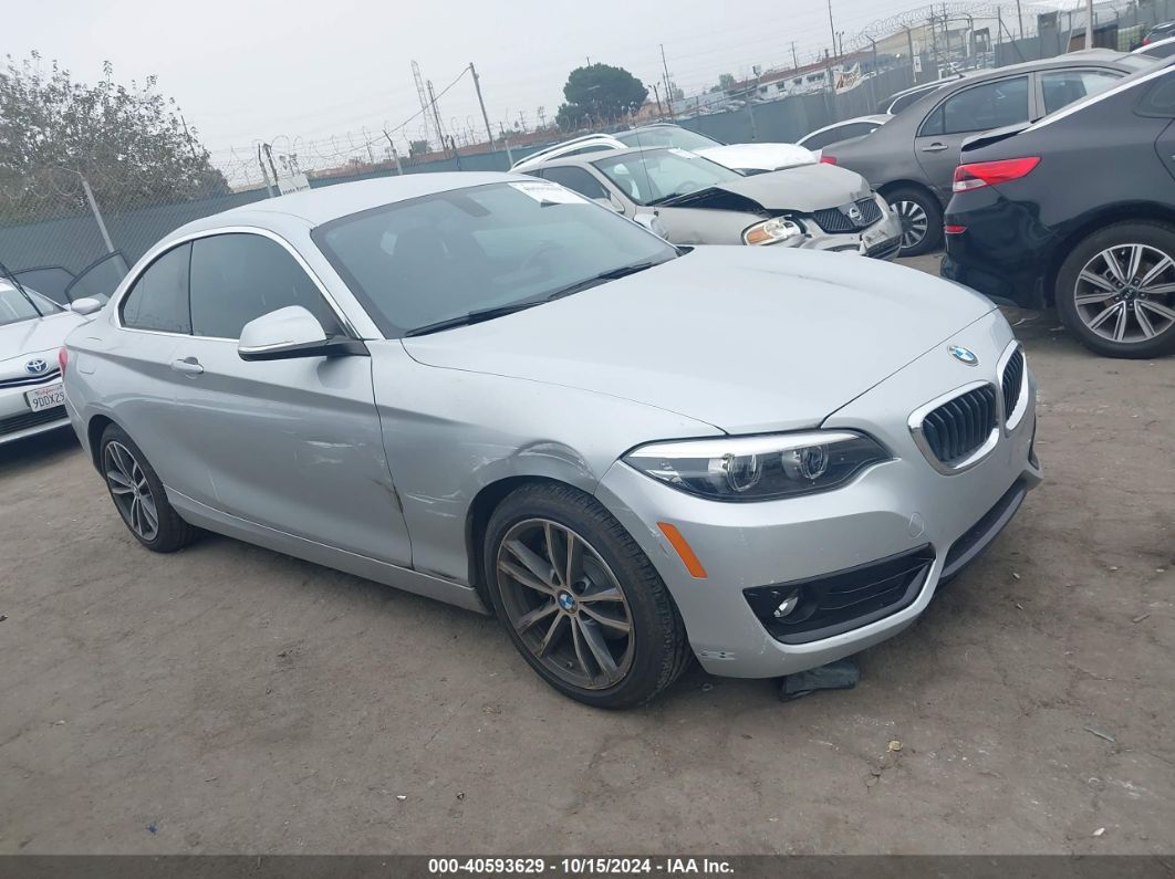 2018 BMW 230I Silver  Gasoline WBA2J1C57JVD09648 photo #1