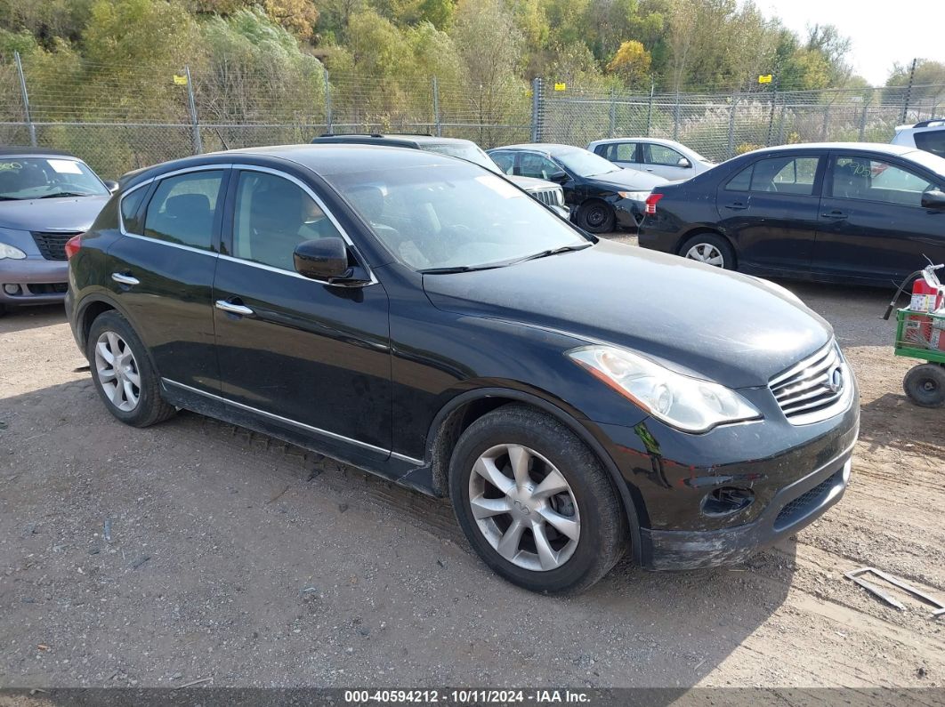 2010 INFINITI EX35 JOURNEY Black  Gasoline JN1AJ0HR8AM754278 photo #1