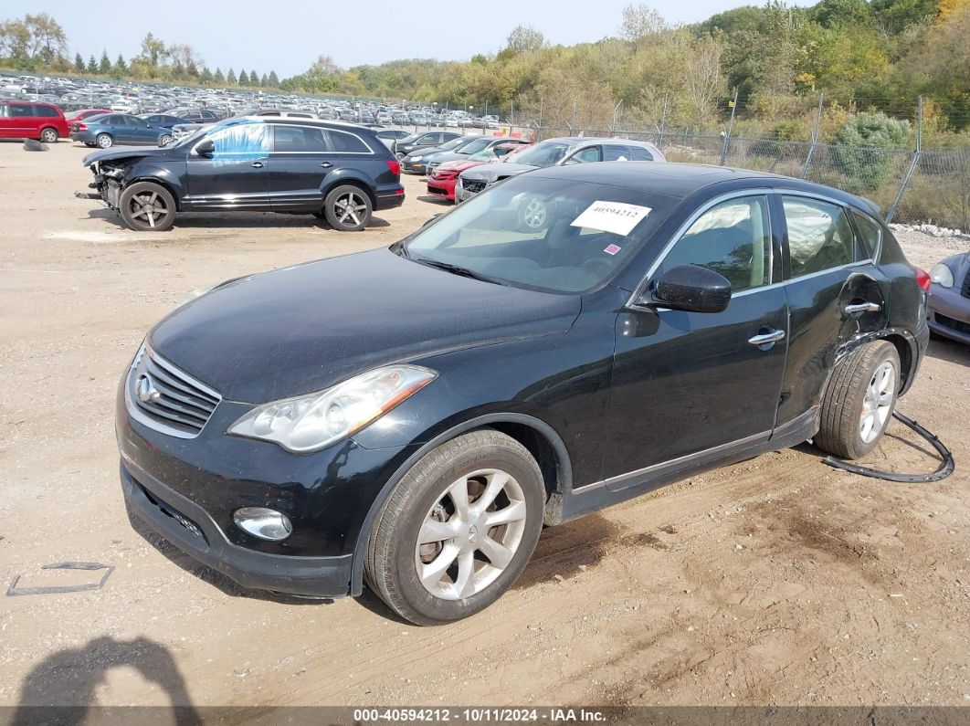 2010 INFINITI EX35 JOURNEY Black  Gasoline JN1AJ0HR8AM754278 photo #3