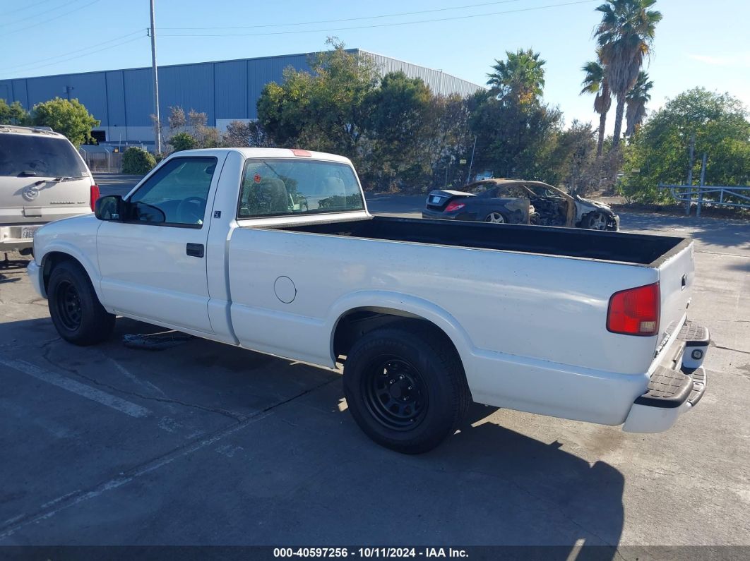 2003 GMC SONOMA SL White  Gasoline 1GTCS14X938229707 photo #4