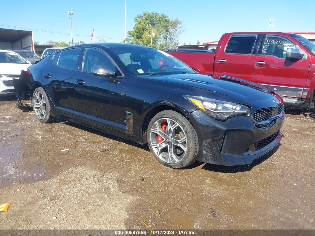 2018 KIA STINGER GT Black  Gasoline KNAE35LC2J6015742 photo #1