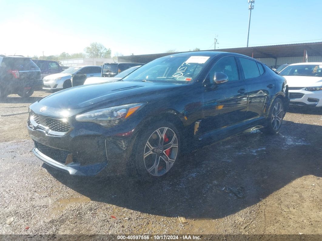 2018 KIA STINGER GT Black  Gasoline KNAE35LC2J6015742 photo #3