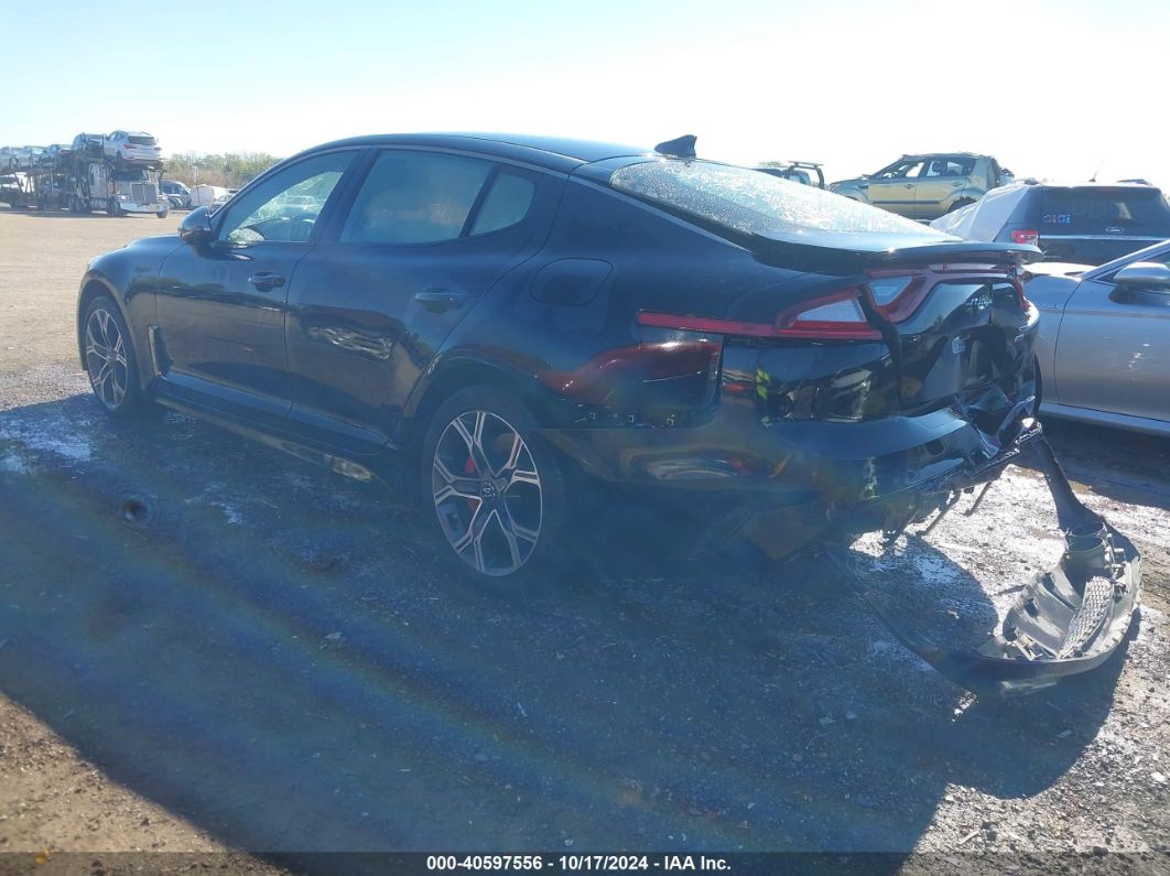 2018 KIA STINGER GT Black  Gasoline KNAE35LC2J6015742 photo #4