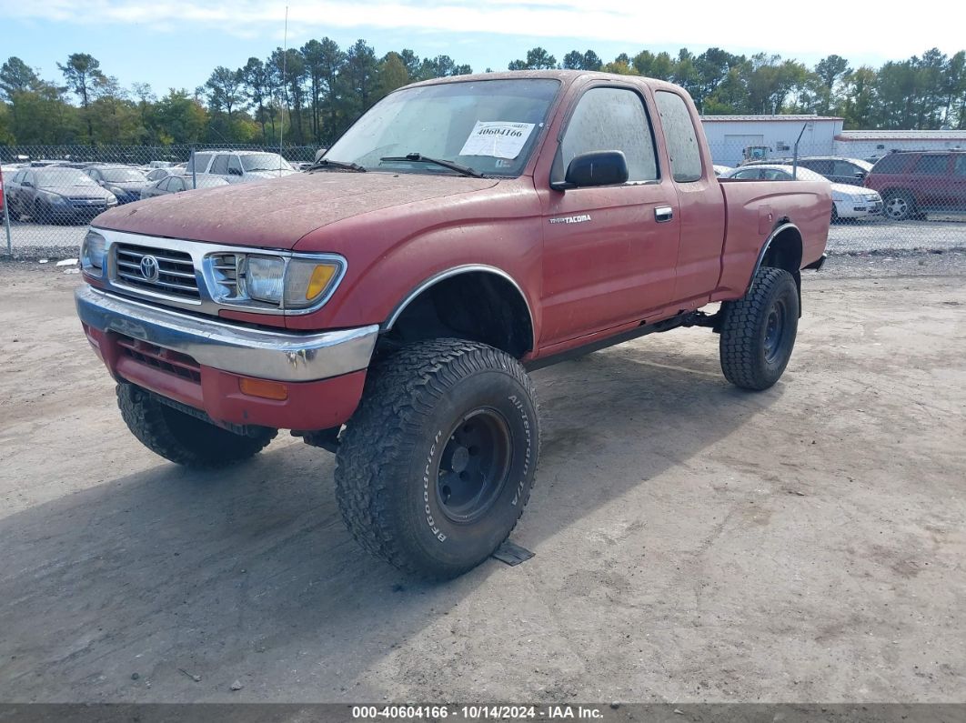 1996 TOYOTA TACOMA XTRACAB Red  Gasoline 4TAWM72N3TZ092877 photo #3