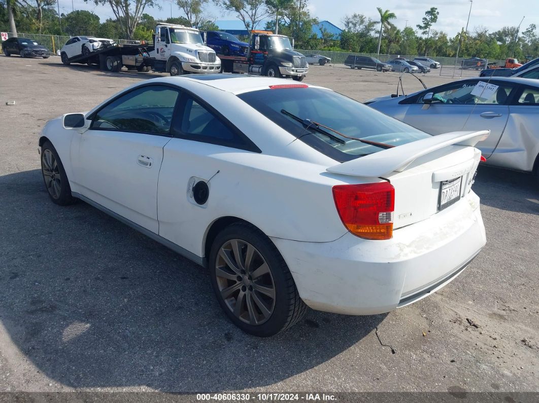 2000 TOYOTA CELICA GTS White  Gasoline JTDDY32T9Y0030743 photo #4