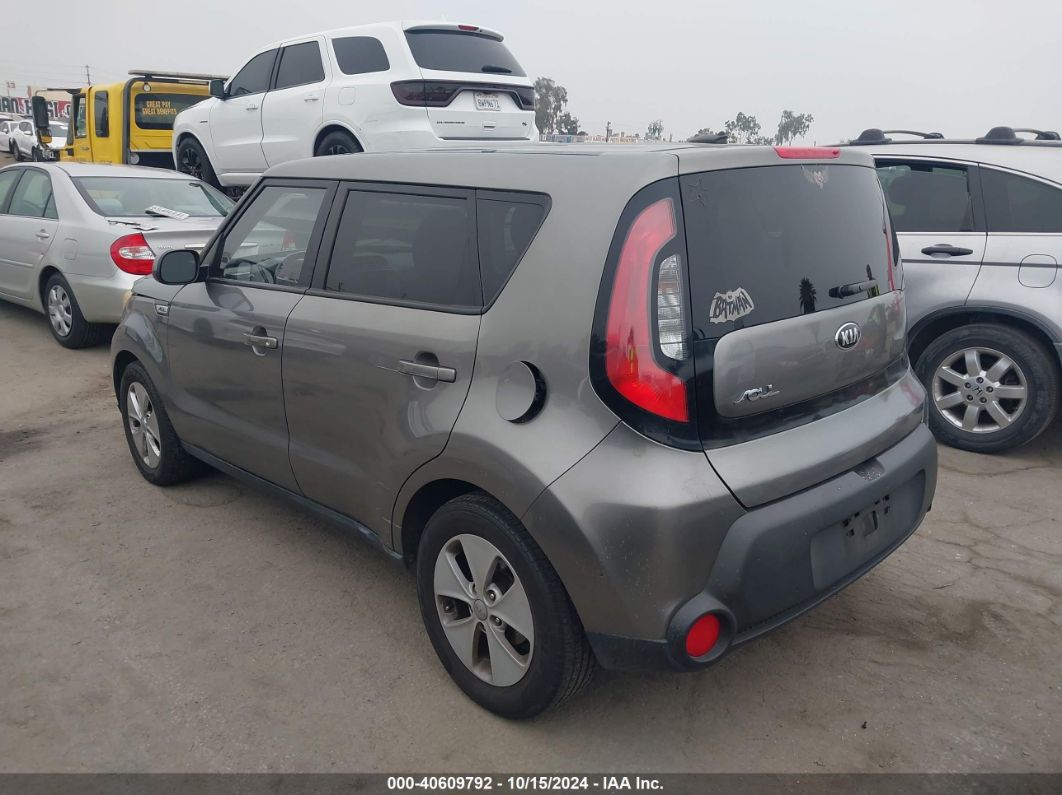 2015 KIA SOUL Gray  Gasoline KNDJN2A21F7184818 photo #4