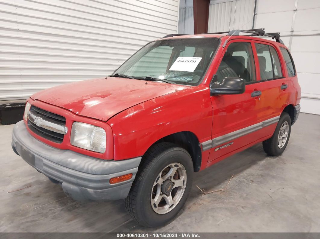 2001 CHEVROLET TRACKER HARD TOP BASE Red  Gasoline 2CNBJ13C516900656 photo #3