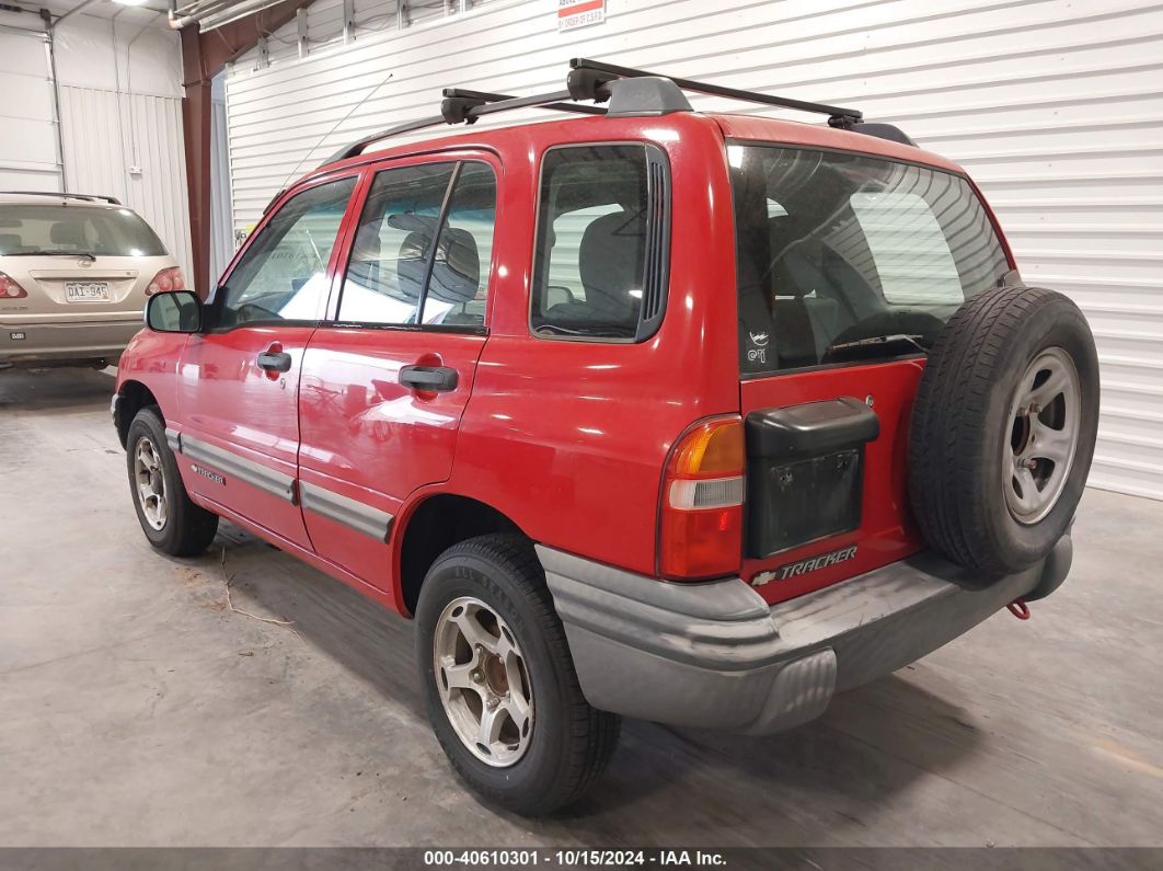 2001 CHEVROLET TRACKER HARD TOP BASE Red  Gasoline 2CNBJ13C516900656 photo #4