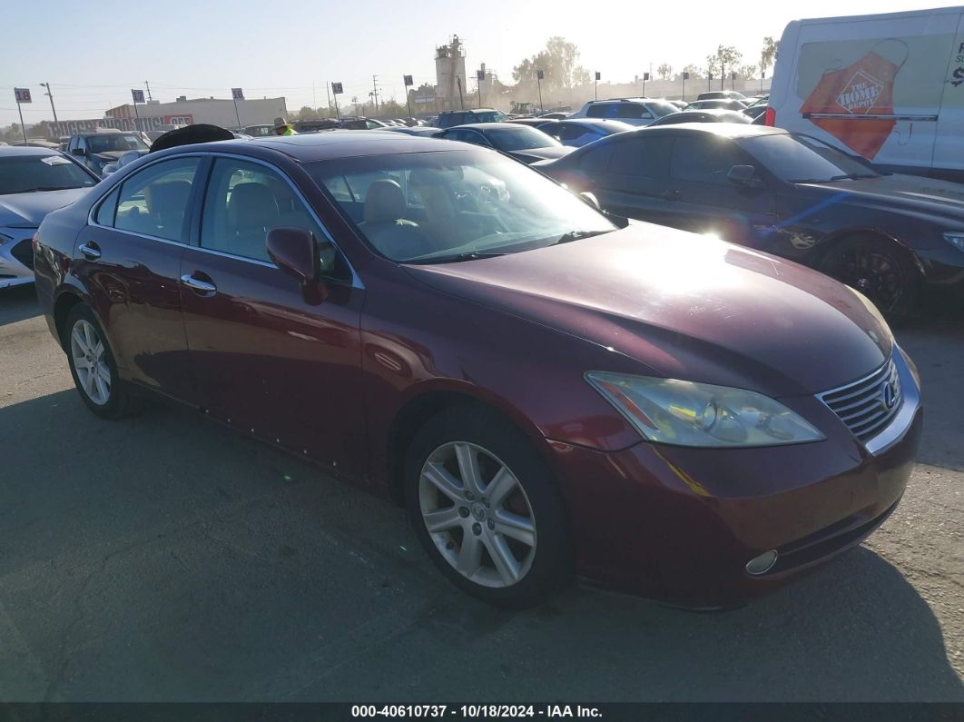 2007 LEXUS ES 350 Red  Gasoline JTHBJ46G272114905 photo #1