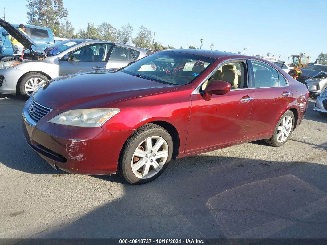 2007 LEXUS ES 350 Red  Gasoline JTHBJ46G272114905 photo #3