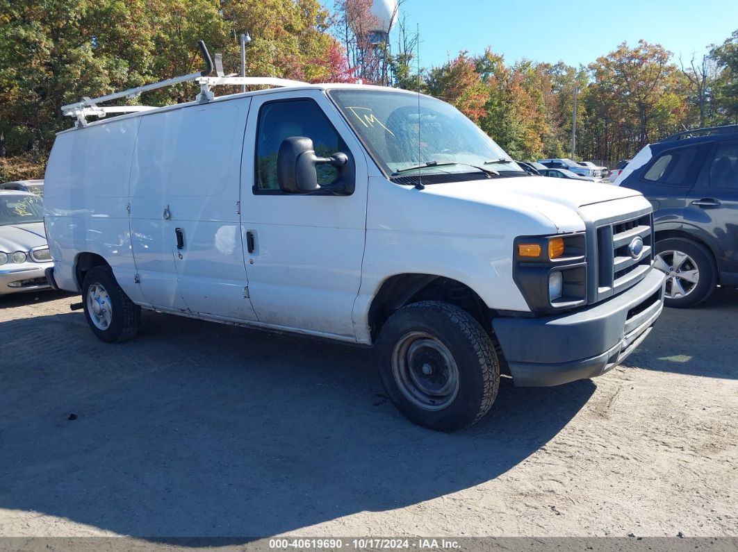 2013 FORD E-150 COMMERCIAL White  Gasoline 1FTNE1EW0DDA73295 photo #1