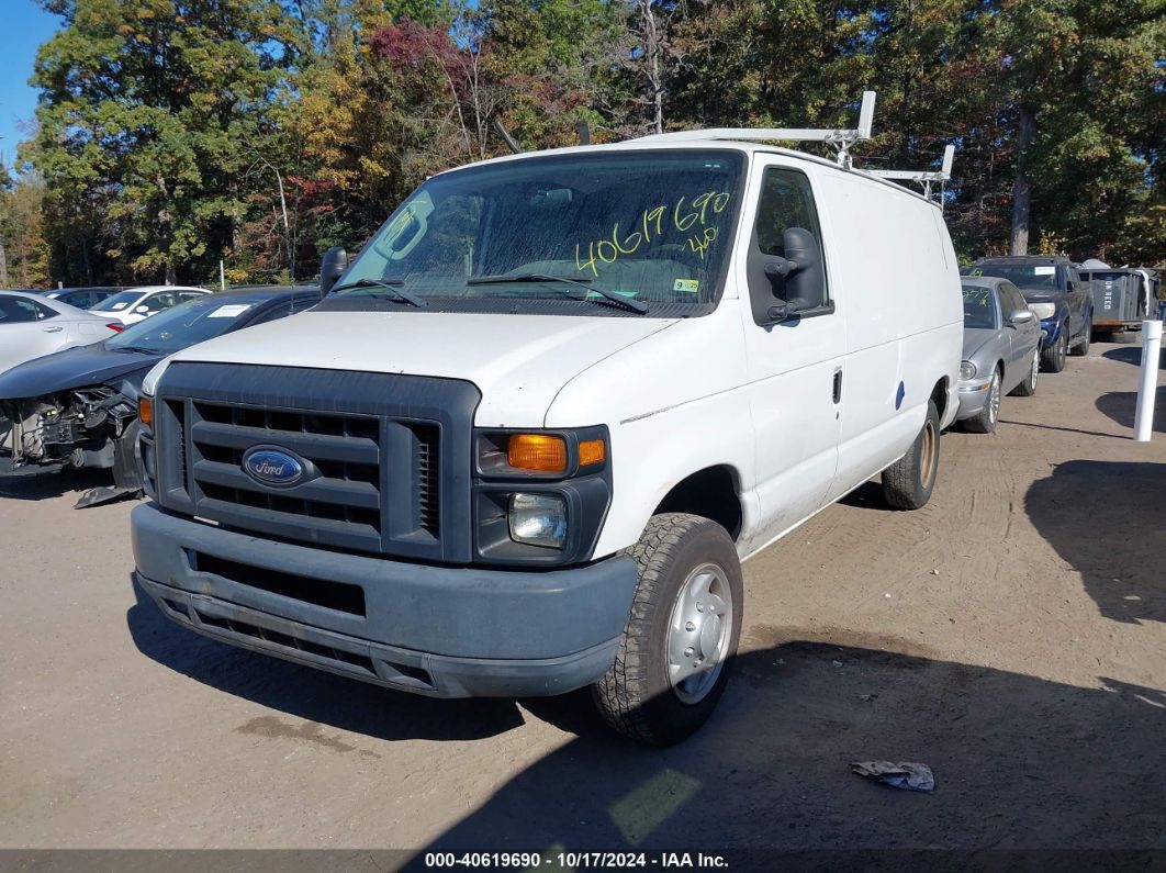 2013 FORD E-150 COMMERCIAL White  Gasoline 1FTNE1EW0DDA73295 photo #3