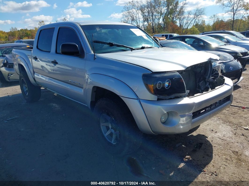 2006 TOYOTA TACOMA DOUBLE CAB Silver  Gasoline 5TELU42NX6Z149929 photo #1