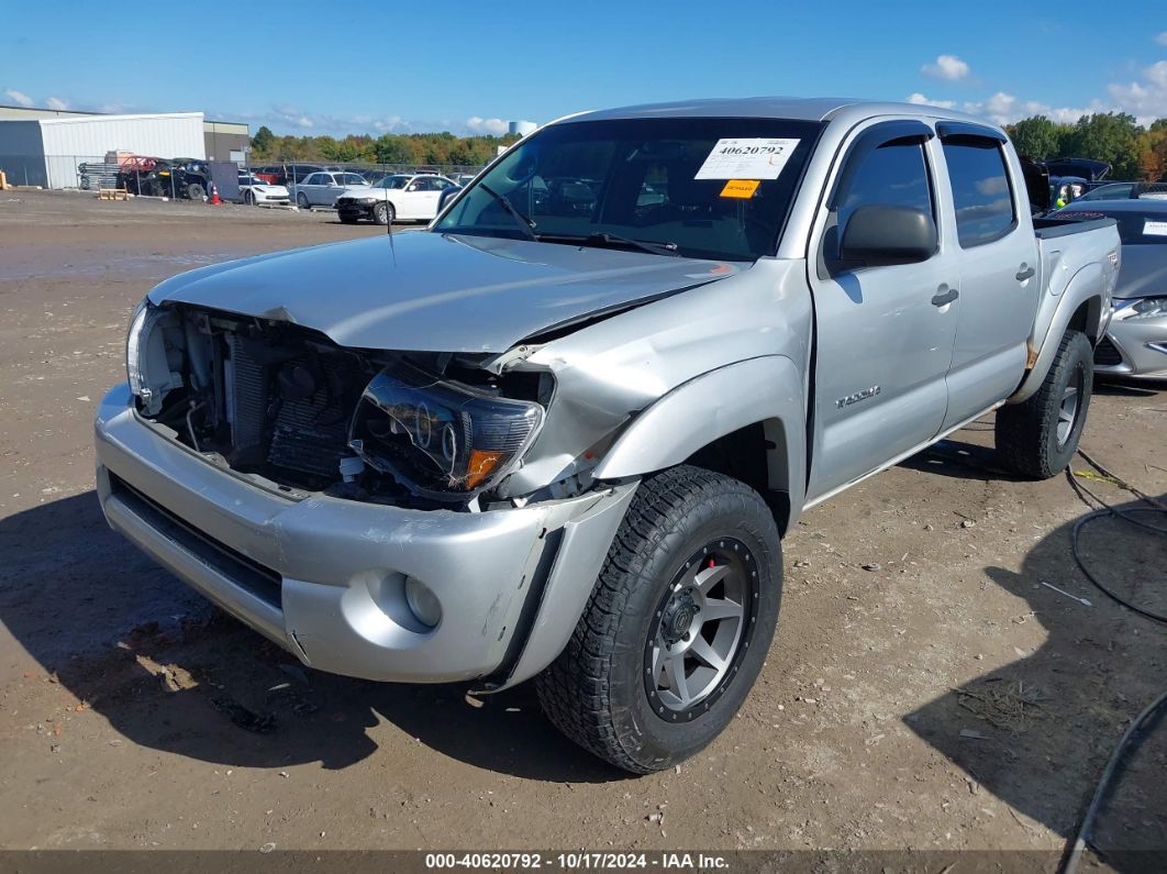 2006 TOYOTA TACOMA DOUBLE CAB Silver  Gasoline 5TELU42NX6Z149929 photo #3