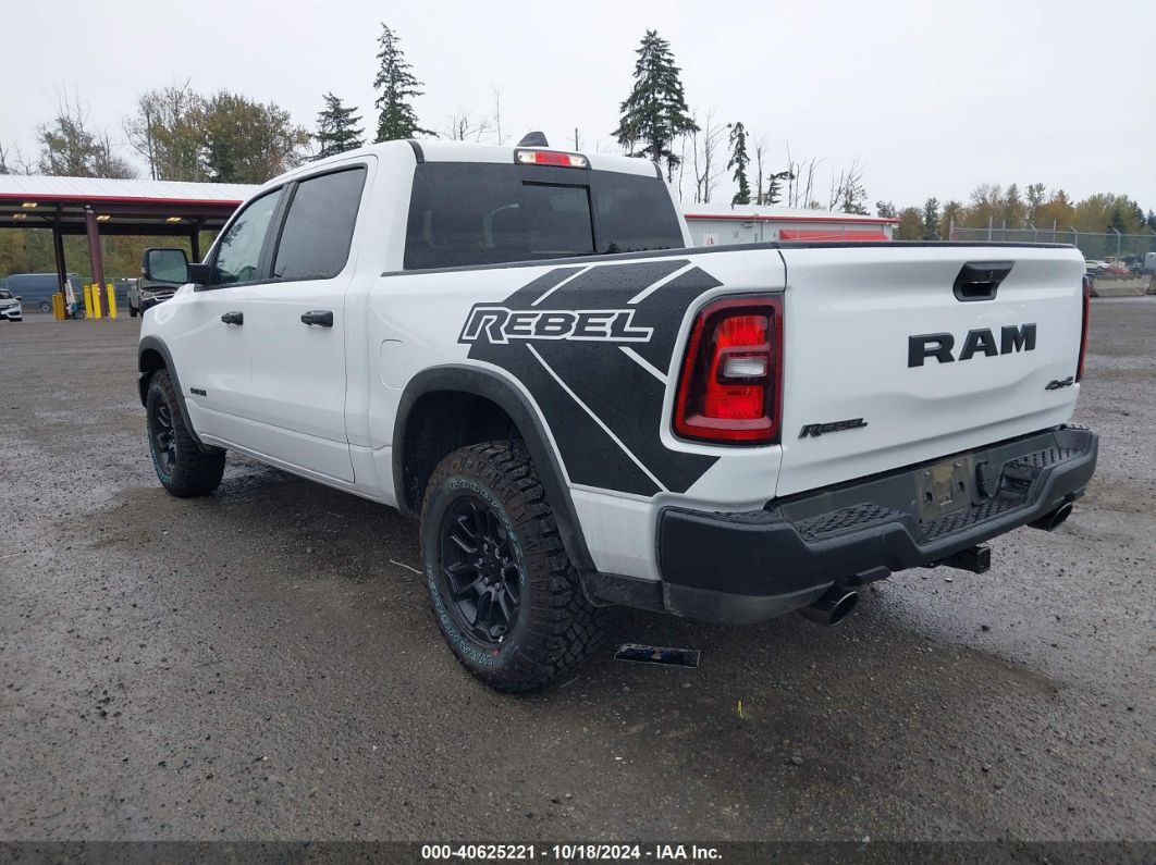 2025 RAM 1500 REBEL  4X4 5'7 BOX White  Gasoline 1C6SRFLP2SN580813 photo #4