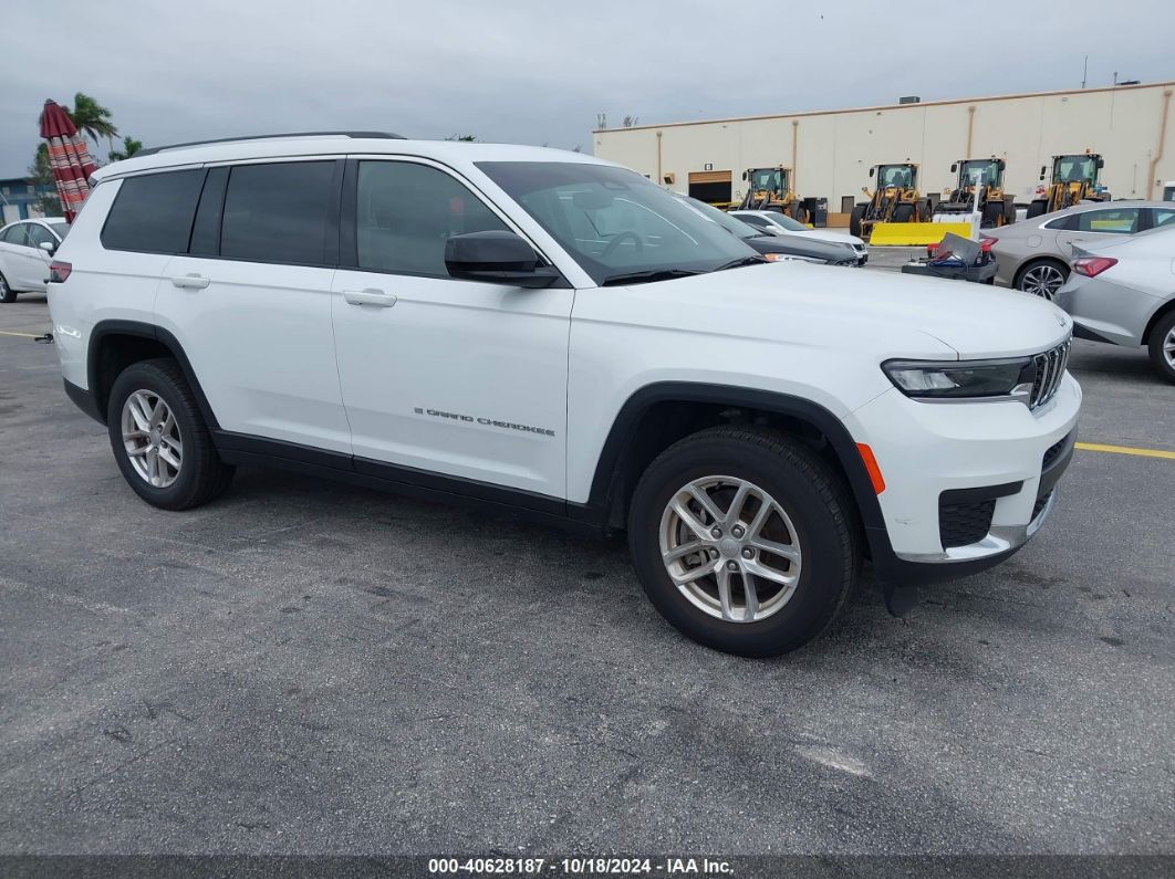 2022 JEEP GRAND CHEROKEE L LAREDO 4X4 White  Gasoline 1C4RJKAG9N8614369 photo #1