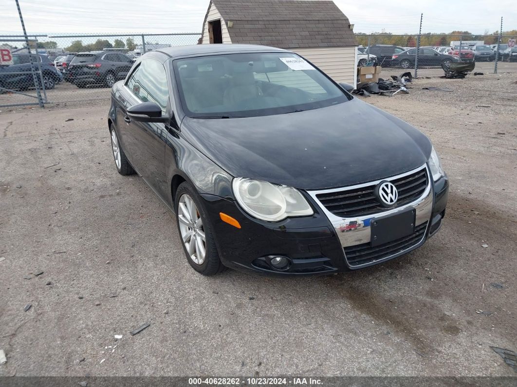 2011 VOLKSWAGEN EOS KOMFORT Black  Gasoline WVWAW7AH3BV003772 photo #1