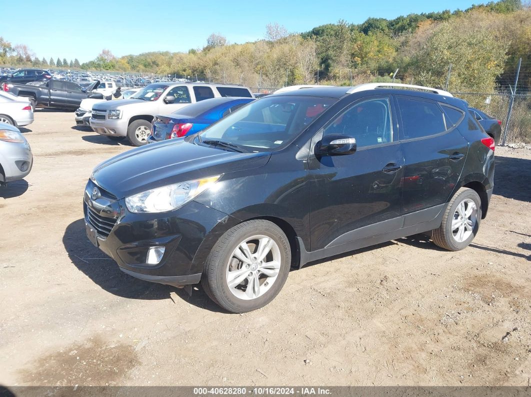 2013 HYUNDAI TUCSON GLS Black  Gasoline KM8JU3AC4DU583783 photo #3