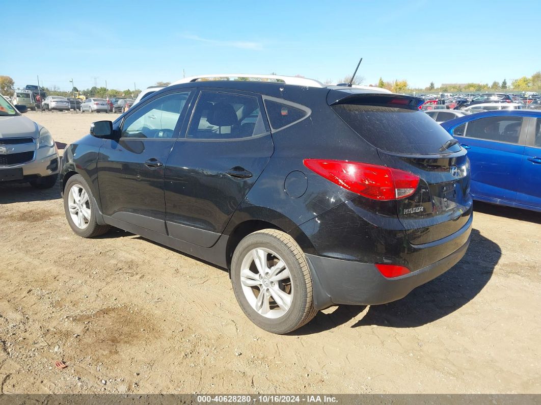 2013 HYUNDAI TUCSON GLS Black  Gasoline KM8JU3AC4DU583783 photo #4