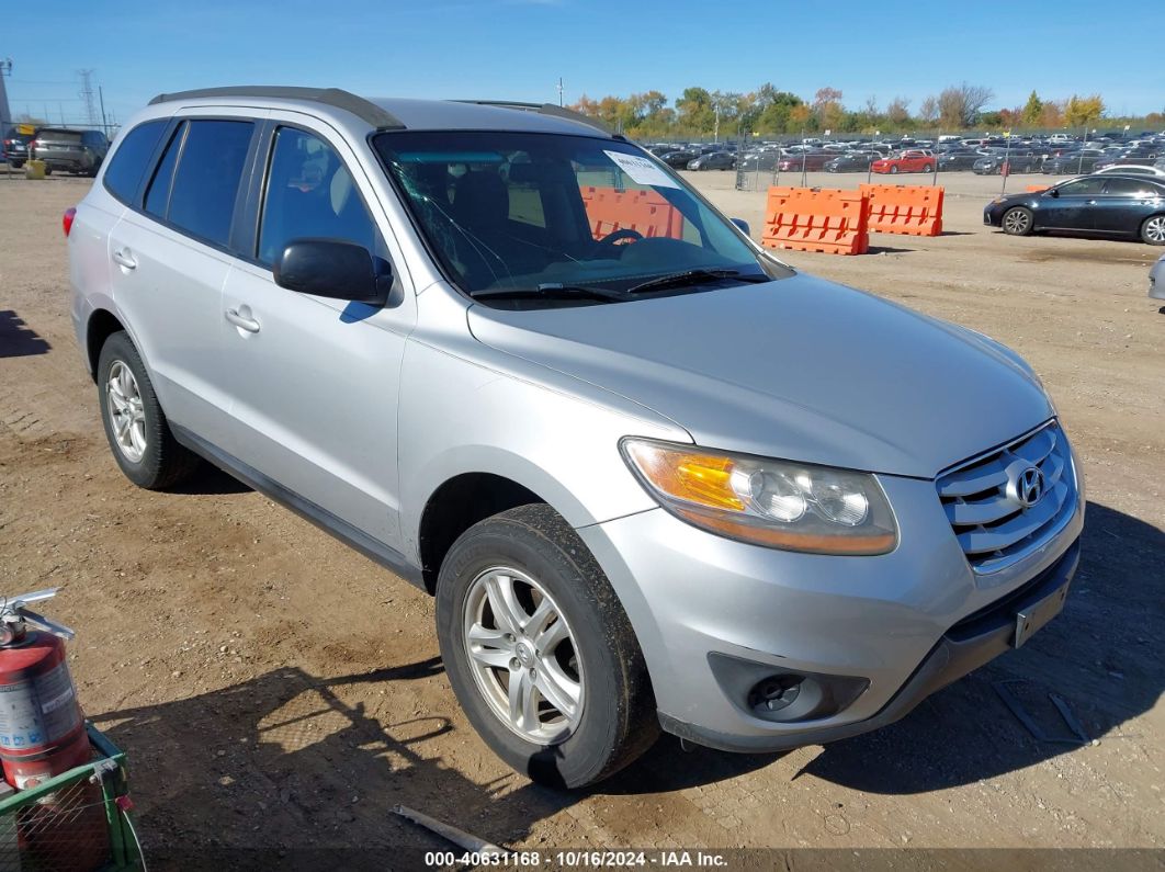 2010 HYUNDAI SANTA FE GLS Silver  Gasoline 5NMSG3AB0AH356990 photo #1