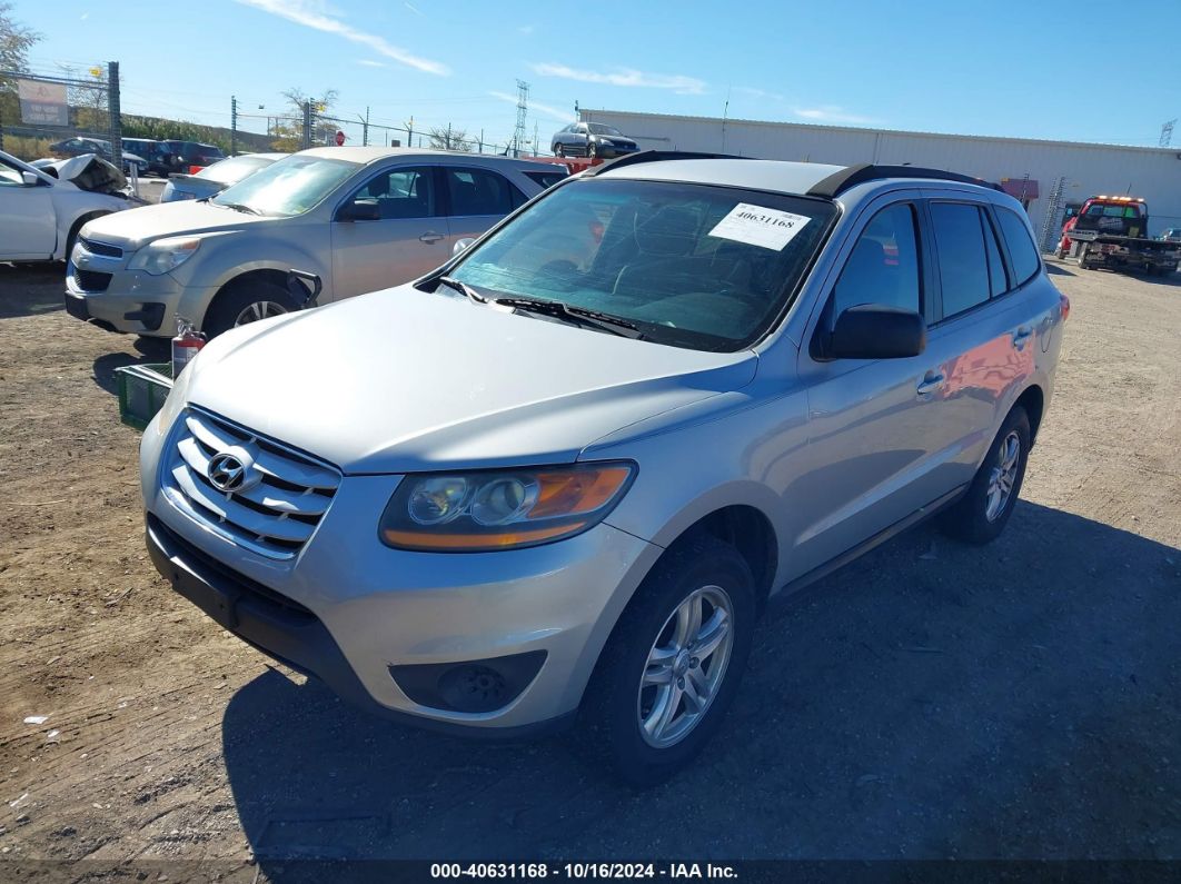 2010 HYUNDAI SANTA FE GLS Silver  Gasoline 5NMSG3AB0AH356990 photo #3