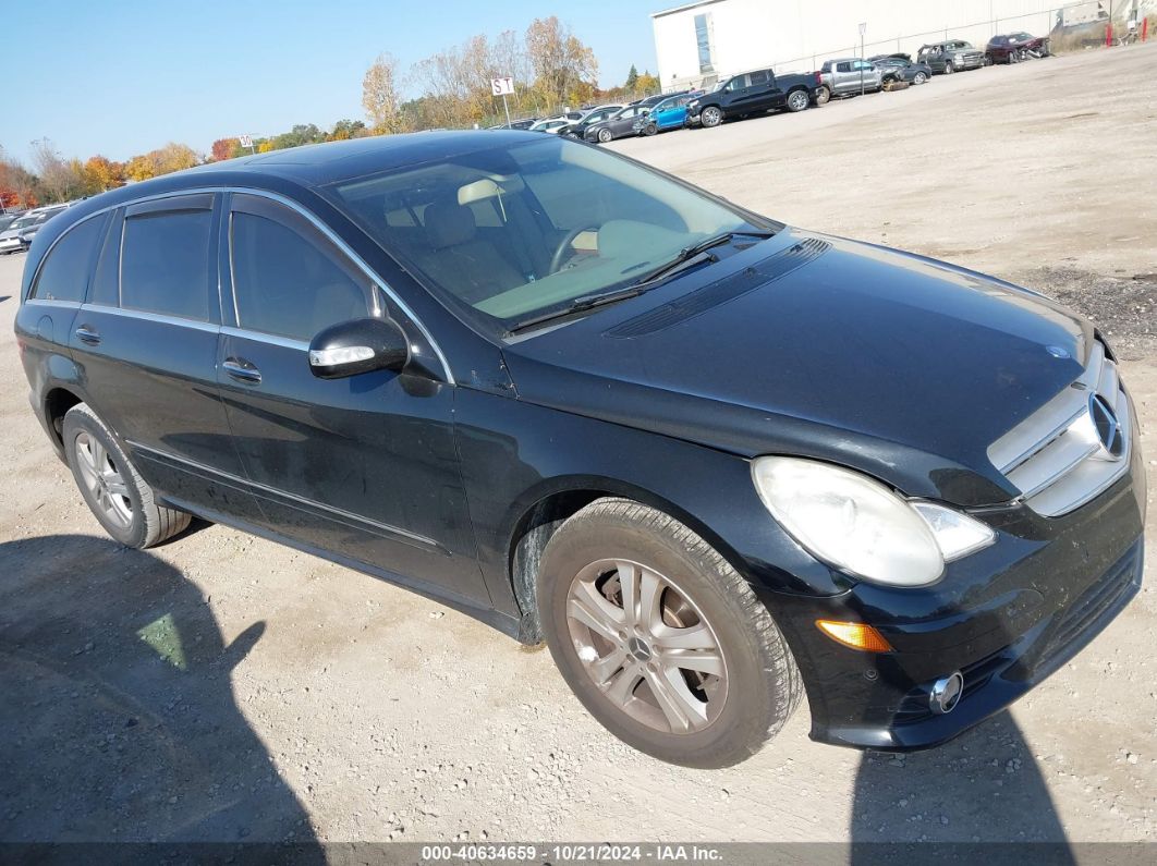 2008 MERCEDES-BENZ R 350 4MATIC Black  Gasoline 4JGCB65E58A066480 photo #1