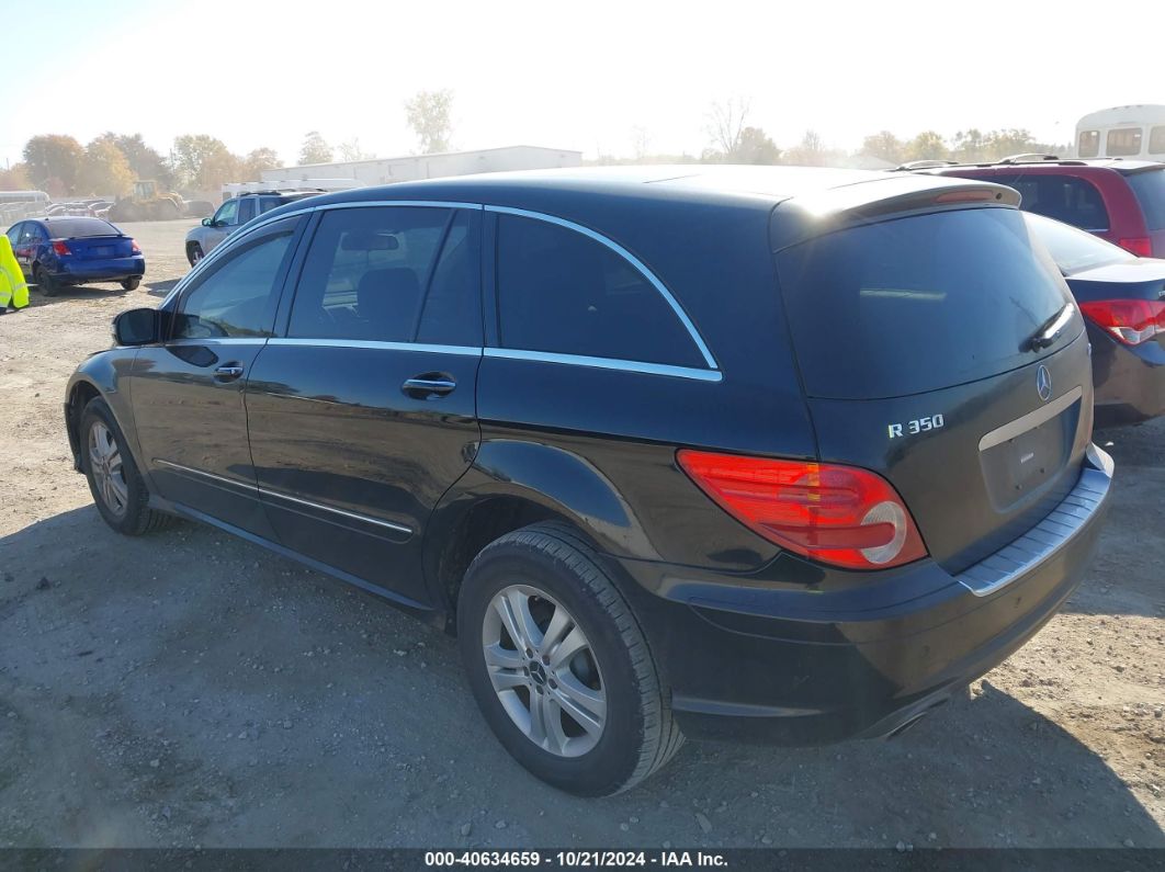 2008 MERCEDES-BENZ R 350 4MATIC Black  Gasoline 4JGCB65E58A066480 photo #4