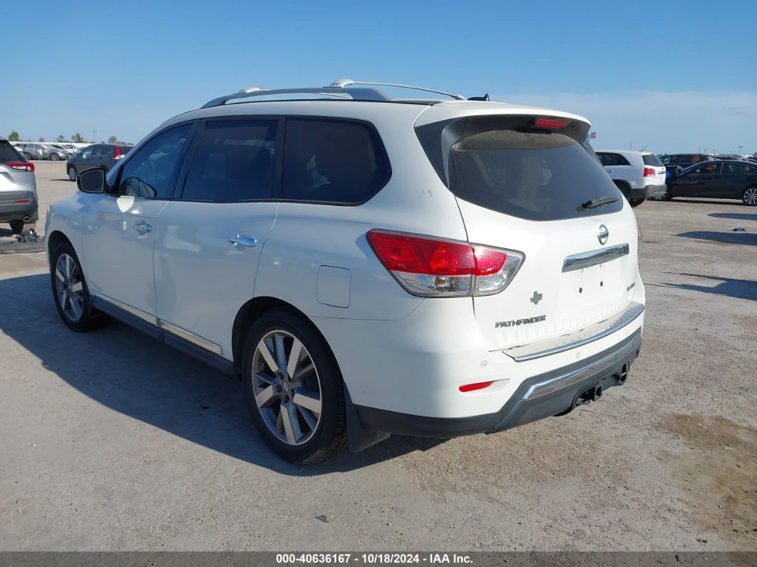 2014 NISSAN PATHFINDER PLATINUM White  Gasoline 5N1AR2MN5EC636720 photo #4